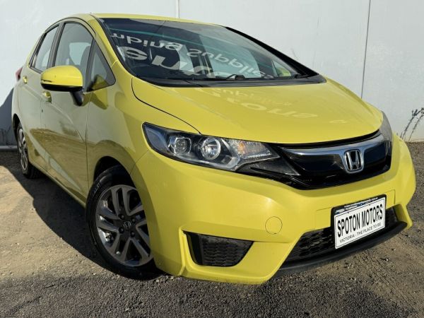 2014 Honda Jazz GK MY15 VTi Yellow 5 Speed Manual Hatchback image