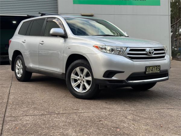 2012 TOYOTA KLUGER 4D WAGON GSU40R MY11 UPGRADE KX-R (FWD) 7 SEAT image