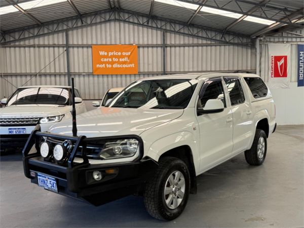 2013 VOLKSWAGEN AMAROK DUAL CAB UTILITY 2H MY13 TDI420 TRENDLINE (4x4) image