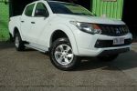 Image for 2017 Mitsubishi Triton MQ MY18 GLX Double Cab White 5 Speed Sports Automatic Cab Chassis