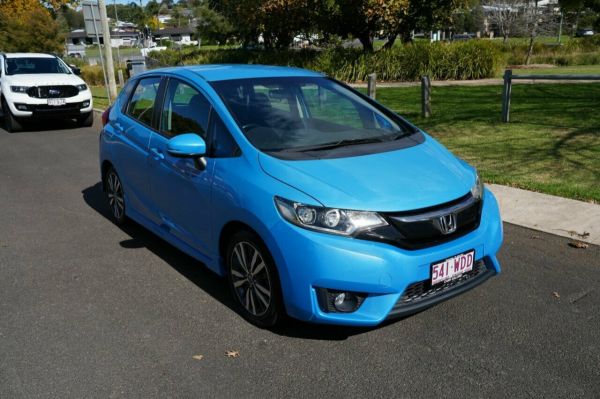 2015 Honda Jazz GK MY15 VTi-L Blue Continuous Variable Hatchback image