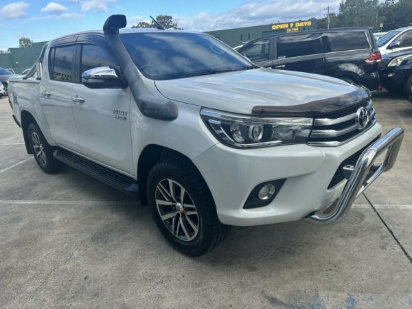 2017 Toyota Hilux GUN126R SR5 Double Cab White 6 Speed Sports Automatic Utility image