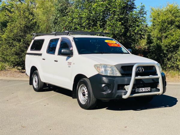 2011 TOYOTA HILUX DUAL CAB P/UP TGN16R MY11 UPGRADE WORKMATE image