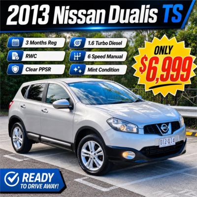 2013 NISSAN DUALIS 4D WAGON J10 MY13 TS (4x2) image