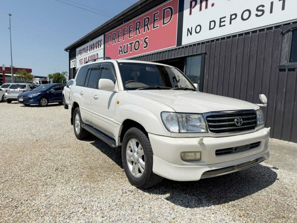 2000 Toyota Landcruiser FZJ105R GXL (4x4) White 4 Speed Automatic 4x4 Wagon image