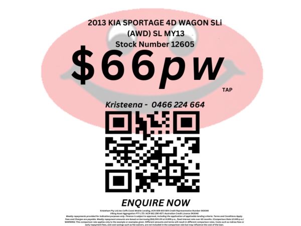 2013 KIA SPORTAGE 4D WAGON SL MY13 SLi (AWD) image