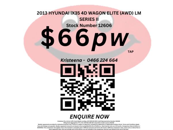 2013 HYUNDAI iX35 4D WAGON LM SERIES II ELITE (AWD) image