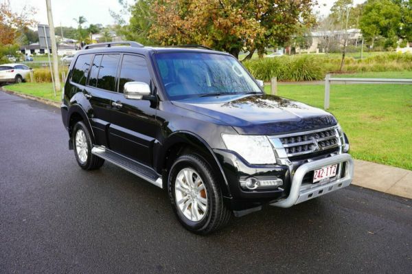 2017 Mitsubishi Pajero NX MY17 GLX LWB (4x4) Black 5 Speed Auto Sports Mode Wagon image