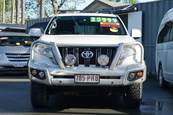 2014 Toyota Landcruiser Prado KDJ150R MY14 GXL White 5 Speed Sports Automatic Wagon image