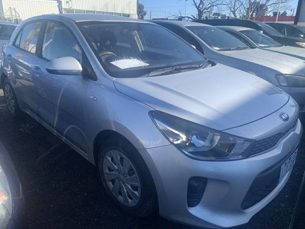 2018 Kia Rio YB MY19 S White 4 Speed Sports Automatic Hatchback image