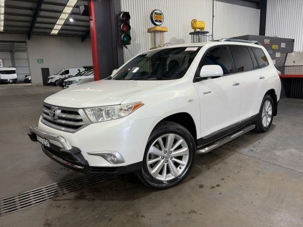 2013 Toyota Kluger GSU40R MY13 Upgrade Grande (FWD) White 5 Speed Automatic Wagon image