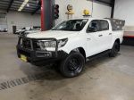 Image for 2021 Toyota Hilux GUN126R SR (4x4) White 6 Speed Automatic Double Cab Chassis