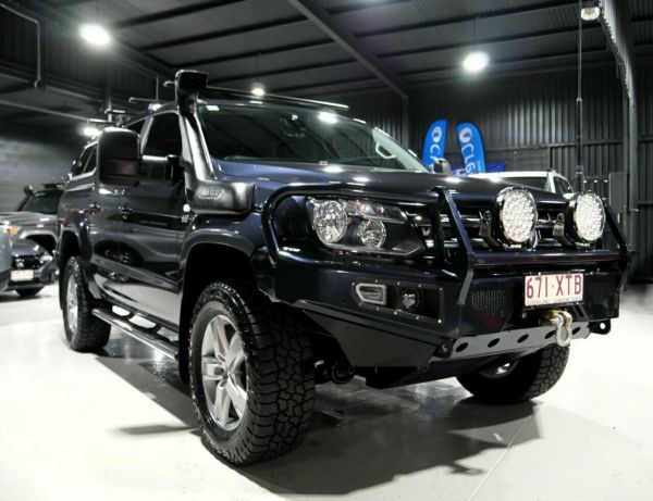 2017 Volkswagen Amarok 2H MY17.5 TDI550 4MOTION Perm Sportline Blue 8 Speed Automatic Utility image