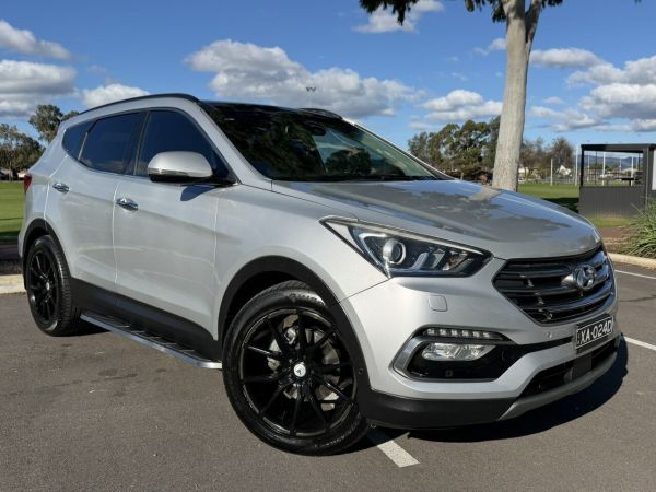 2015 Hyundai Santa Fe DM Series II (DM3) Highlander CRDi (4x4) White 6 Speed Automatic Wagon image