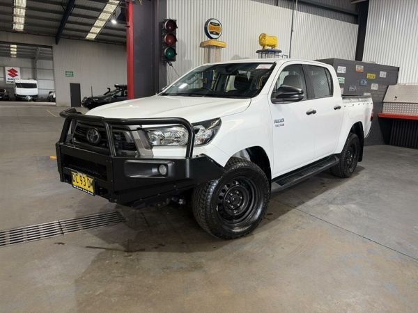2021 Toyota Hilux GUN126R SR (4x4) White 6 Speed Automatic Double Cab Pick Up image