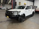 Image for 2021 Toyota Hilux GUN126R SR (4x4) White 6 Speed Automatic Double Cab Pick Up