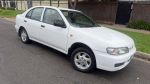 Image for 1997 Nissan Pulsar LX White Crystal 5 Speed Manual Sedan