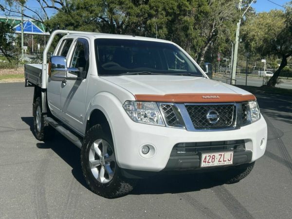 2013 Nissan Navara D40 S5 MY12 ST-X 550 White 7 Speed Sports Automatic Utility image