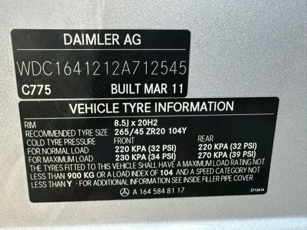 2011 Mercedes-Benz ML300 CDI 164 MY11 Grand Edition (4x4) Brilliant Silver 7 Speed image
