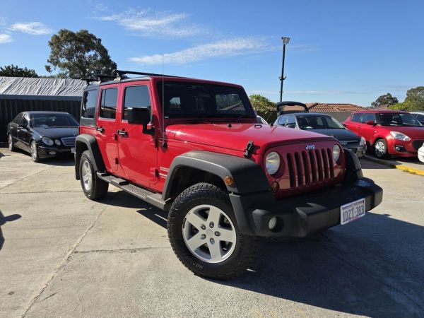 2012 Jeep Wrangler JK MY2012 Unlimited Sport Red 6 Speed Manual Softtop image