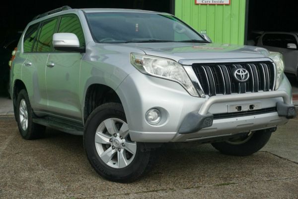 2014 Toyota Landcruiser Prado KDJ150R MY14 GXL Silver 5 Speed Sports Automatic Wagon image