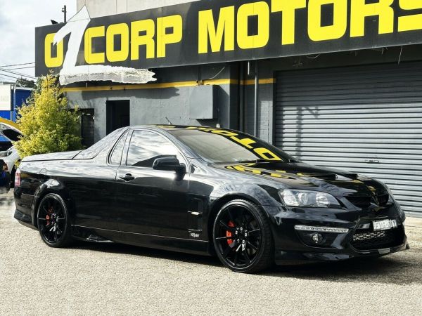2011 Holden Special Vehicles Maloo E Series 3 MY12 R8 Black 6 Speed Manual Utility image