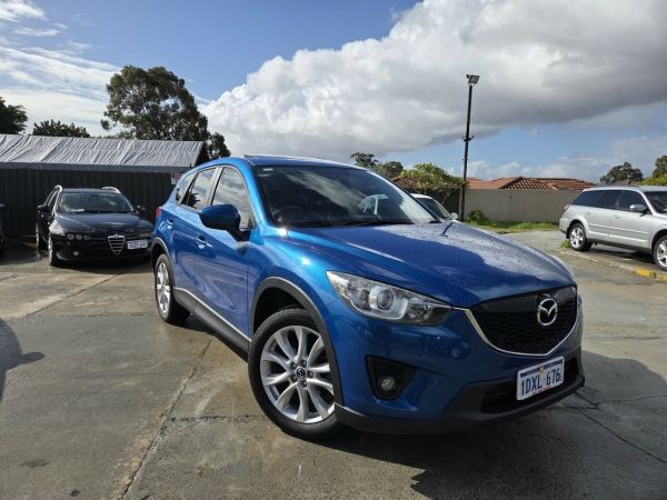 2012 Mazda CX-5 KE1021 Grand Touring SKYACTIV-Drive AWD Blue 6 Speed Sports Automatic Wagon image