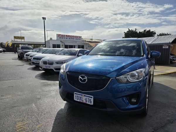 2012 Mazda CX-5 KE1021 Grand Touring SKYACTIV-Drive AWD Blue 6 Speed Sports Automatic Wagon image