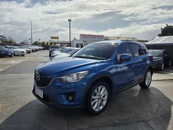 2012 Mazda CX-5 KE1021 Grand Touring SKYACTIV-Drive AWD Blue 6 Speed Sports Automatic Wagon image