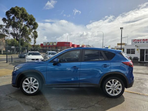 2012 Mazda CX-5 KE1021 Grand Touring SKYACTIV-Drive AWD Blue 6 Speed Sports Automatic Wagon image