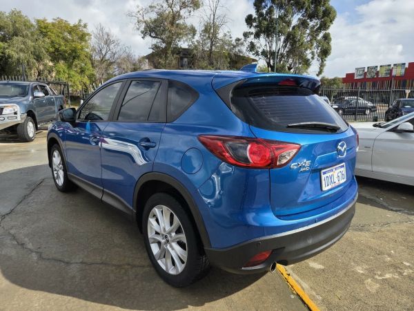 2012 Mazda CX-5 KE1021 Grand Touring SKYACTIV-Drive AWD Blue 6 Speed Sports Automatic Wagon image