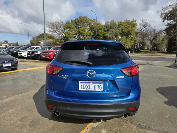 2012 Mazda CX-5 KE1021 Grand Touring SKYACTIV-Drive AWD Blue 6 Speed Sports Automatic Wagon image