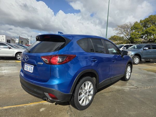 2012 Mazda CX-5 KE1021 Grand Touring SKYACTIV-Drive AWD Blue 6 Speed Sports Automatic Wagon image
