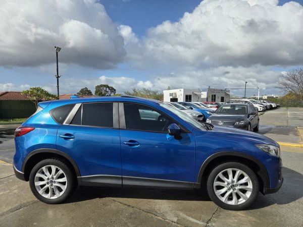 2012 Mazda CX-5 KE1021 Grand Touring SKYACTIV-Drive AWD Blue 6 Speed Sports Automatic Wagon image