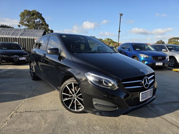 2018 Mercedes-Benz B-Class W246 808+058MY B180 DCT Black 7 Speed Sports Automatic Dual Clutch image