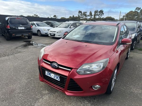 2012 Ford Focus LW MK2 Titanium Red 6 Speed Automatic Hatchback image
