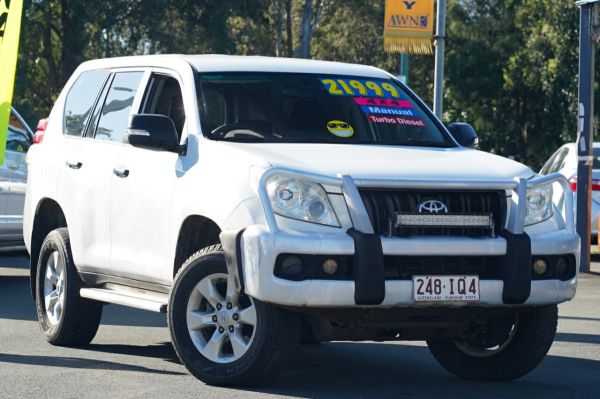 2012 Toyota Landcruiser Prado KDJ150R GX White 6 Speed Manual Wagon image