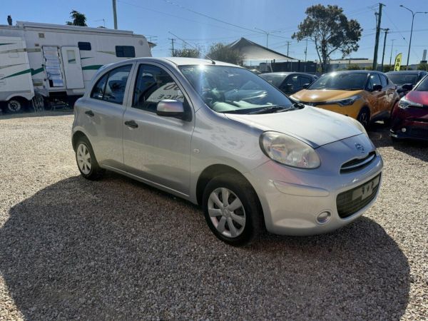 2013 Nissan Micra K13 MY13 ST Silver 4 Speed Automatic Hatchback image