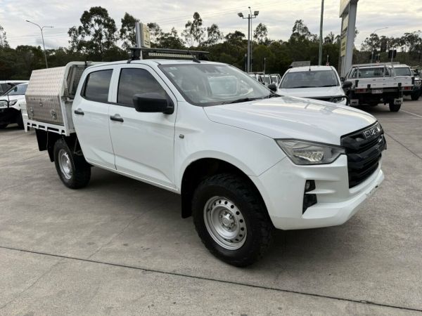 2022 Isuzu D-MAX RG MY23 SX Crew Cab White 6 Speed Sports Automatic Cab Chassis image