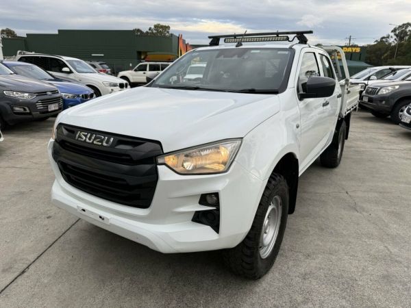 2022 Isuzu D-MAX RG MY23 SX Crew Cab White 6 Speed Sports Automatic Cab Chassis image