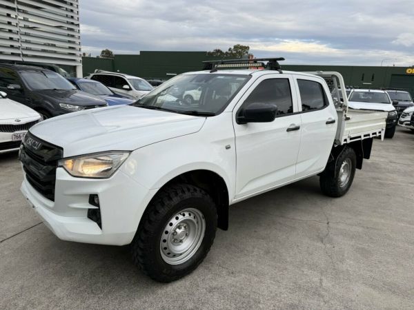 2022 Isuzu D-MAX RG MY23 SX Crew Cab White 6 Speed Sports Automatic Cab Chassis image