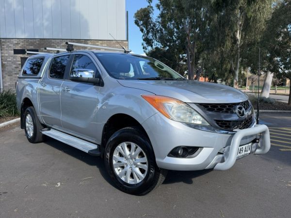 2012 Mazda BT-50 XTR Hi-Rider (4x2) Silver 6 Speed Automatic Dual Cab Utility image