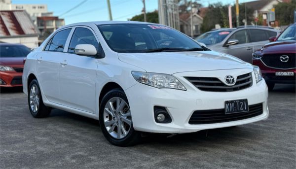 2011 TOYOTA COROLLA 4D SEDAN ZRE152R MY11 ASCENT SPORT image