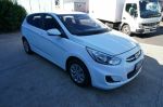 Image for 2016 Hyundai Accent RB3 MY16 Active White 6 Speed CVT Auto Sequential Hatchback