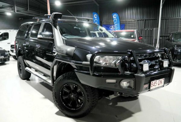2016 Ford Ranger PX MkII XLT Double Cab Black 6 Speed Sports Automatic Double Cab image