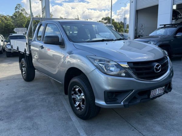 2018 Mazda BT-50 UR0YG1 XT Freestyle 4x2 Hi-Rider Silver 6 Speed Sports Automatic Cab Chassis image