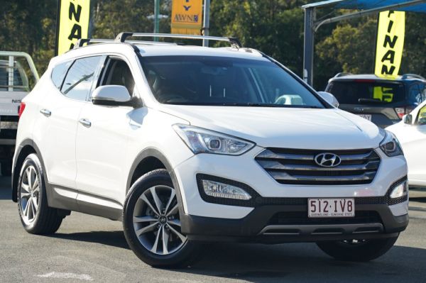 2014 Hyundai Santa Fe DM MY14 Active White 6 Speed Sports Automatic Wagon image
