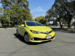 Image for 2016 Toyota Corolla ZRE182R ZR S-CVT Yellow 7 Speed Constant Variable Hatchback