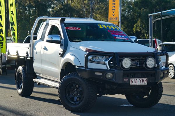 2018 Ford Ranger PX MkII 2018.00MY XLT Super Cab White 6 Speed Sports Automatic Utility image