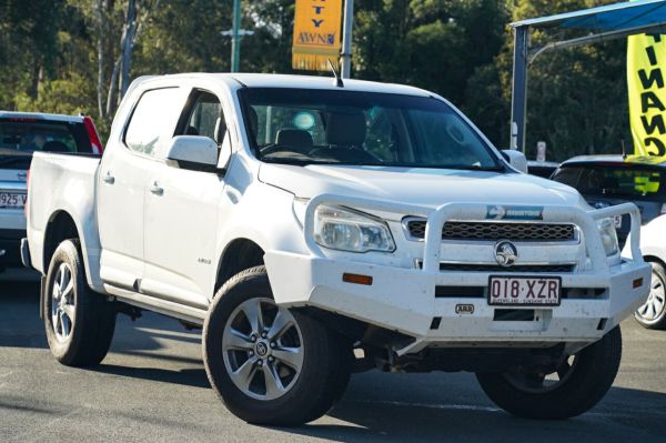2012 Holden Colorado RG MY13 LT Crew Cab 4x2 White 5 Speed Manual Utility image